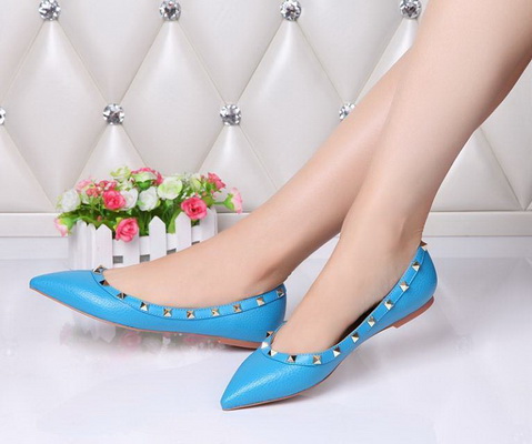 Valentino Shallow mouth flat shoes Women--086